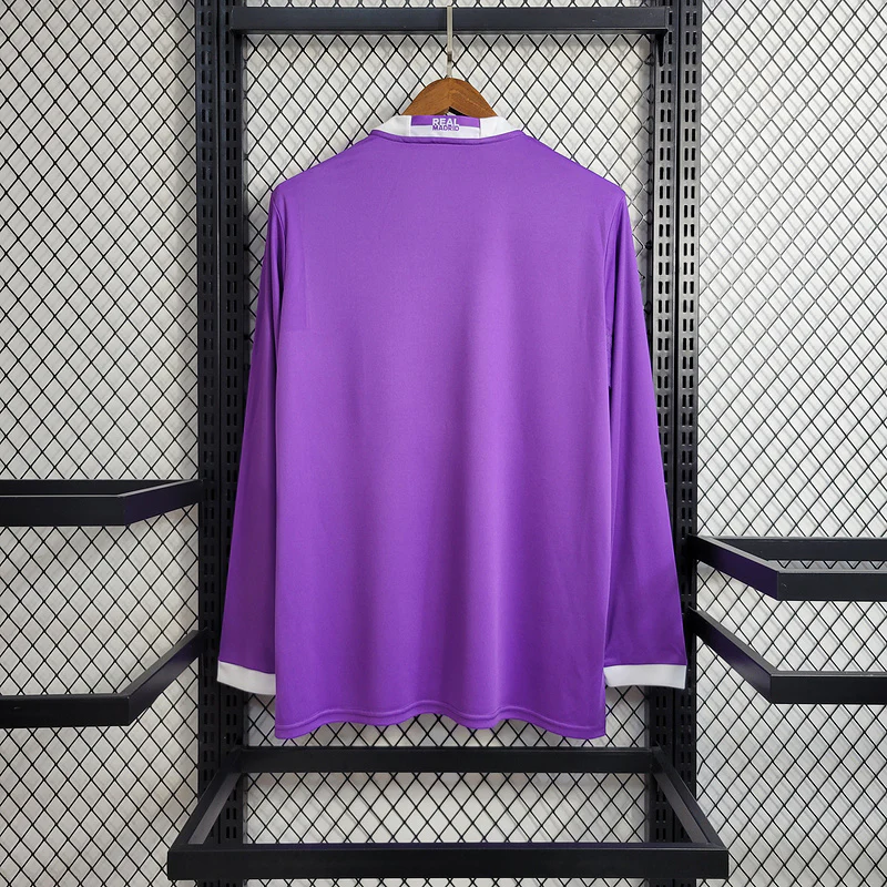 2017-18 Real Madrid away Long Sleeve S-2XL - Image 2