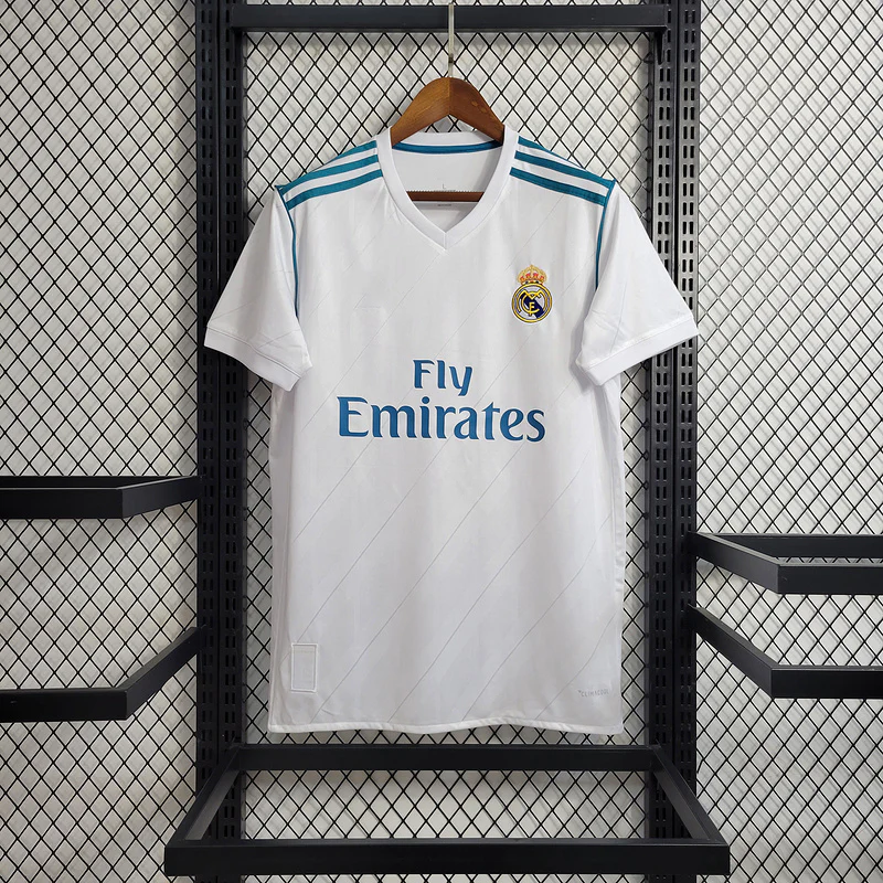 2017-18 Real Madrid Home Retro S-XXL