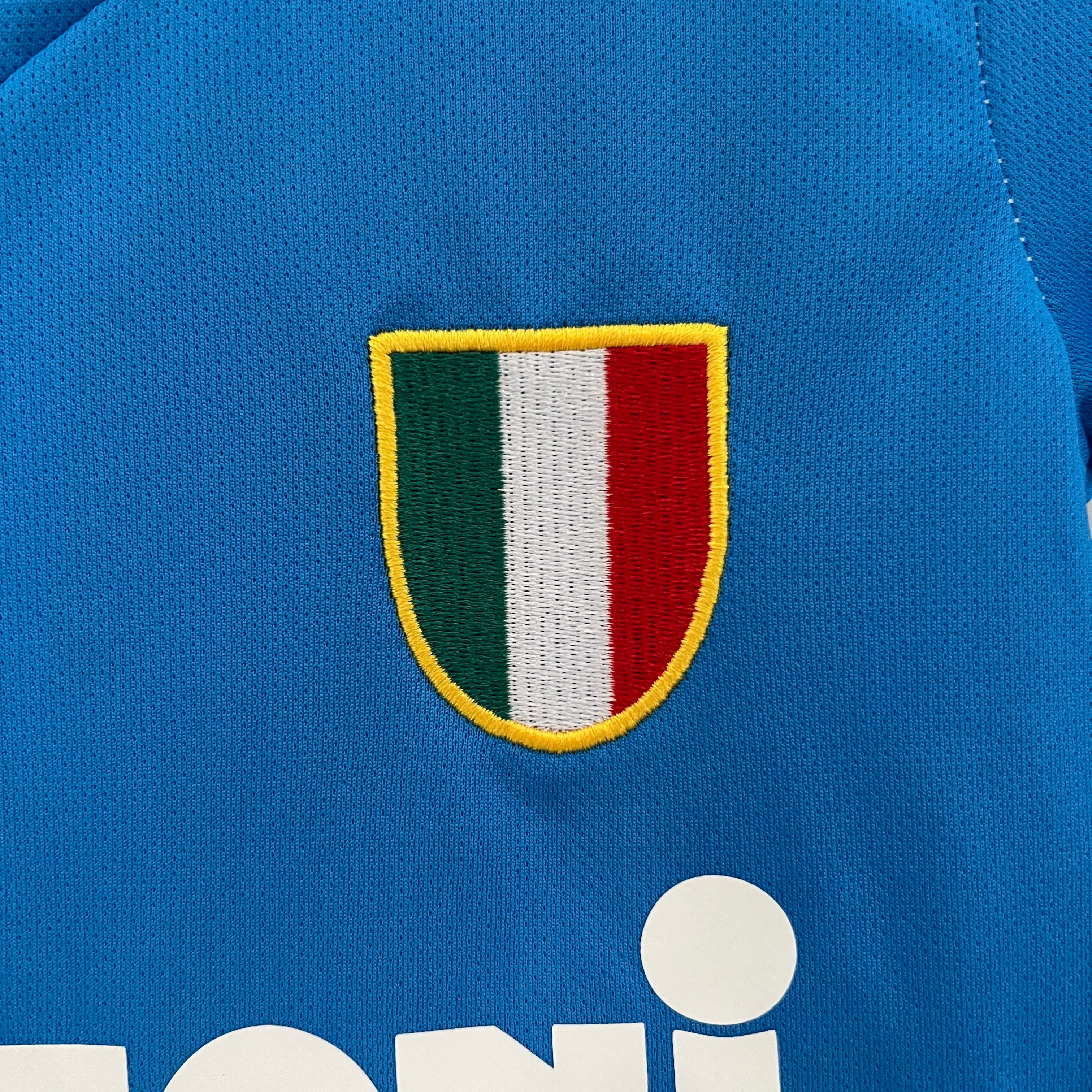1987-88 Napoli home kids 16-28 - Image 3