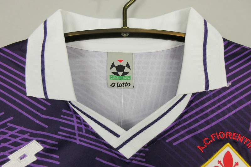 1991-92 ACF Fiorentina Home Retro S-XXL - Image 4