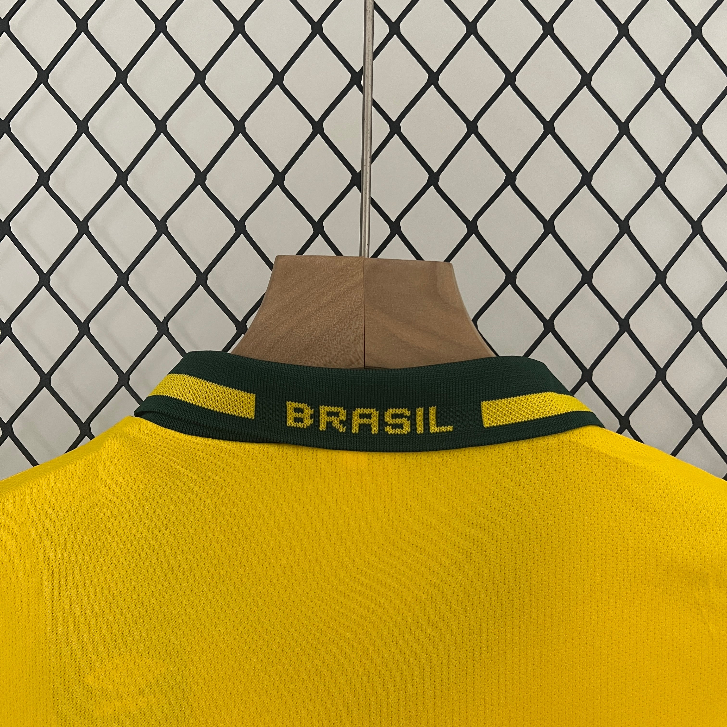 1993-94 Brazil Home Retro KIDS SIZE 16-28 - Image 6