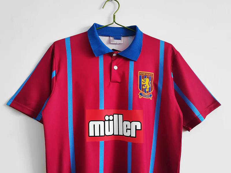 1993-95 Aston Villa Home Retro S-XXL - Image 3