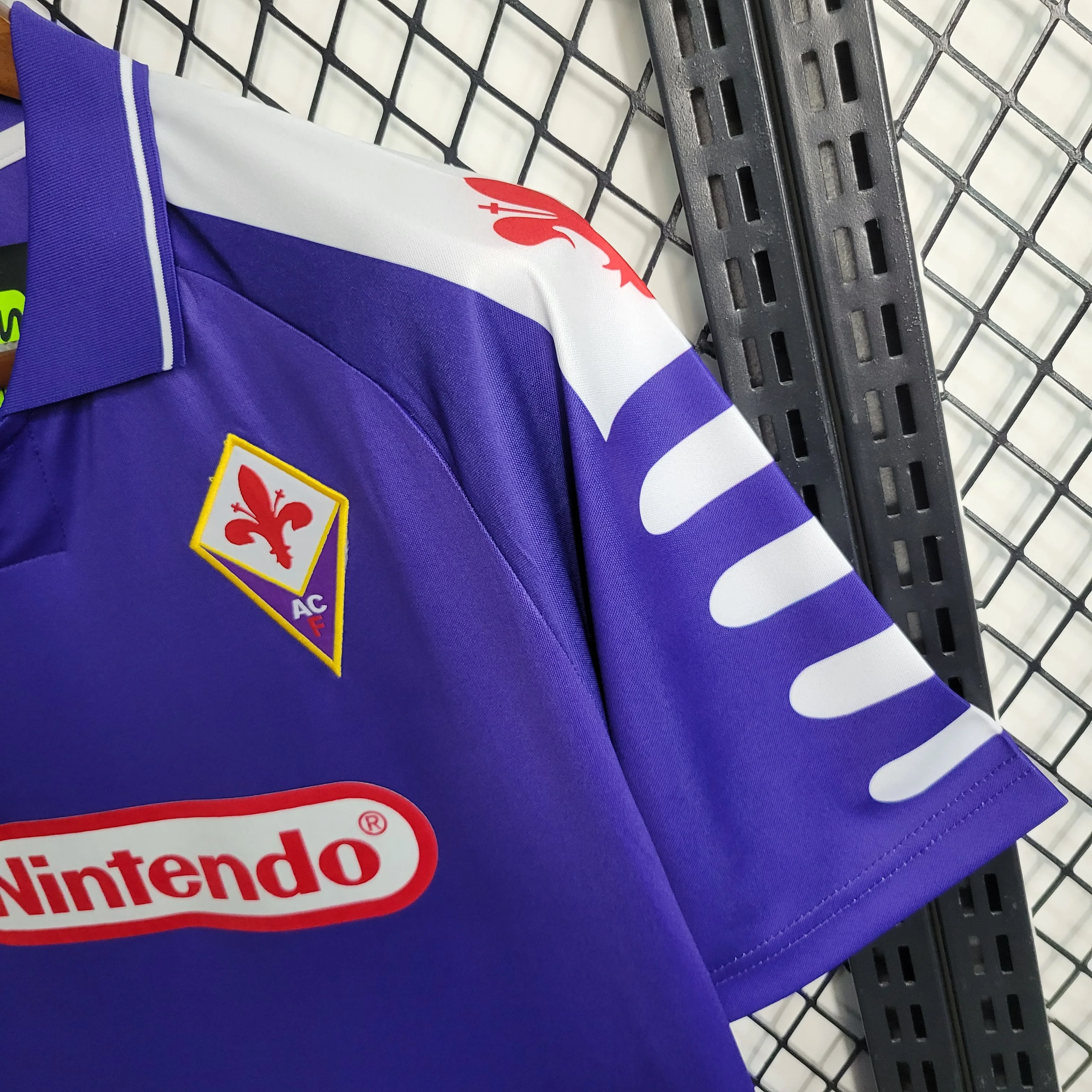 1998-99 ACF Fiorentina Home Retro S-XXL - Image 5