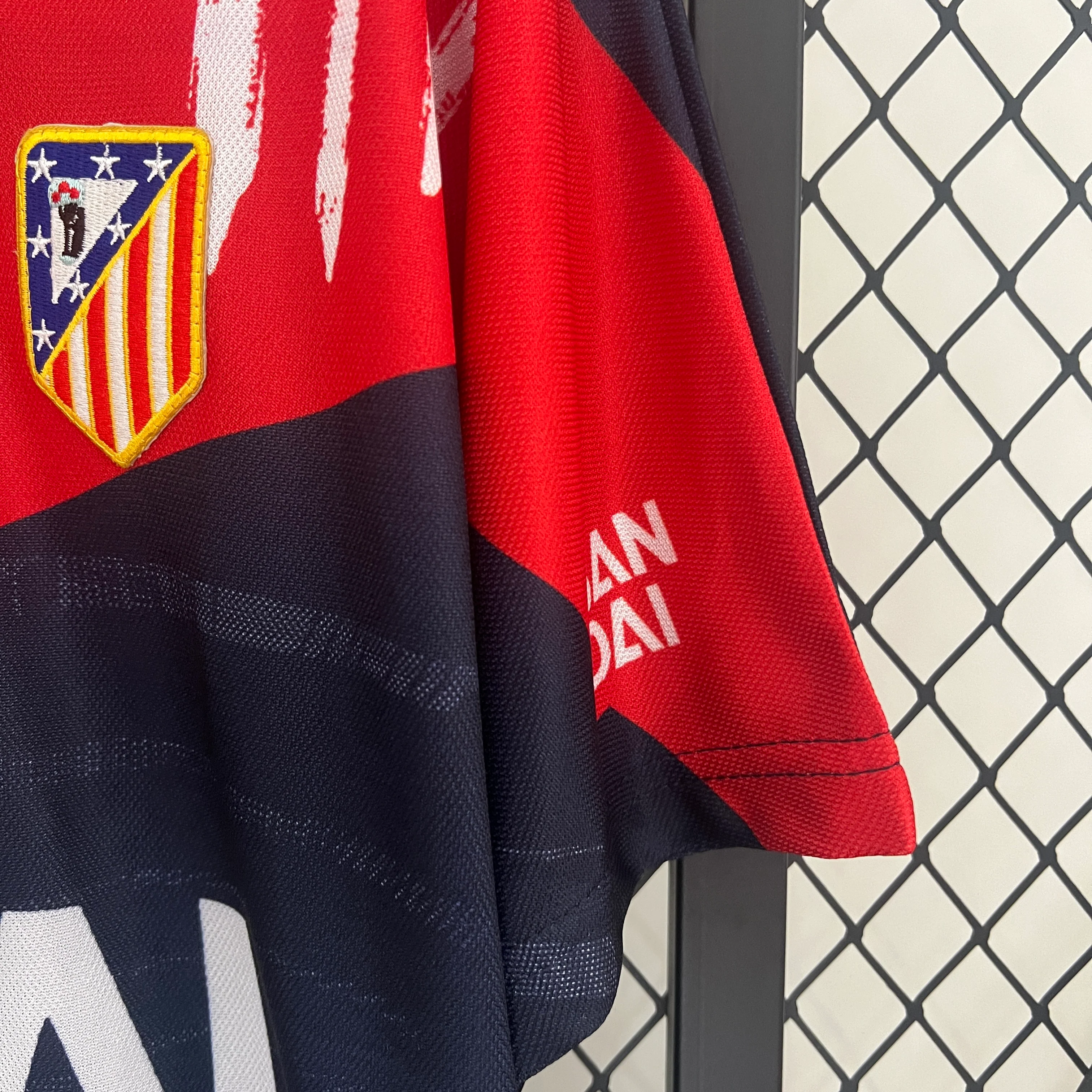 1996-97 Atletico Madrid Home Retro S-XXL - Image 3