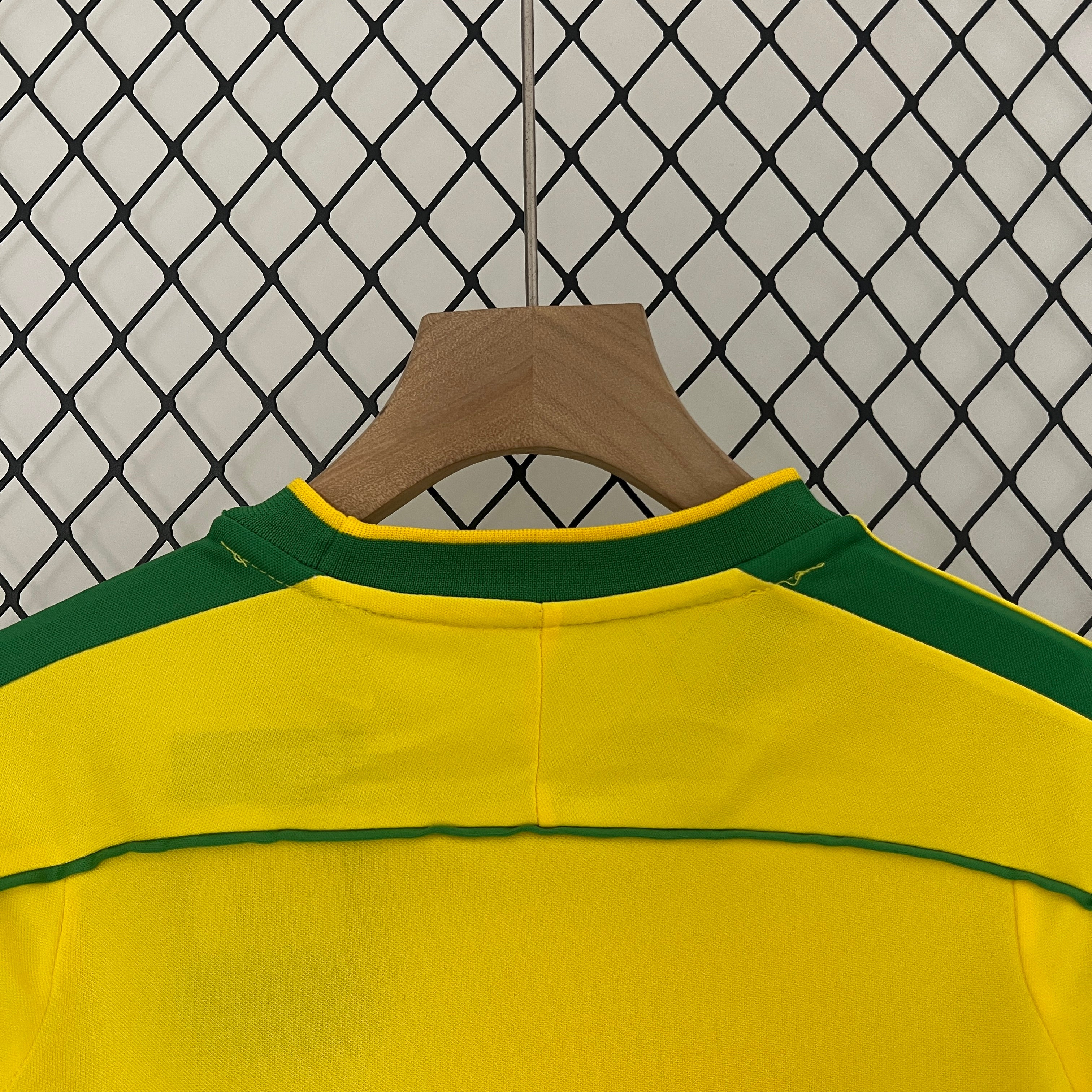 1998 Brazil Home Retro KIDS SIZE 16-28 - Image 7