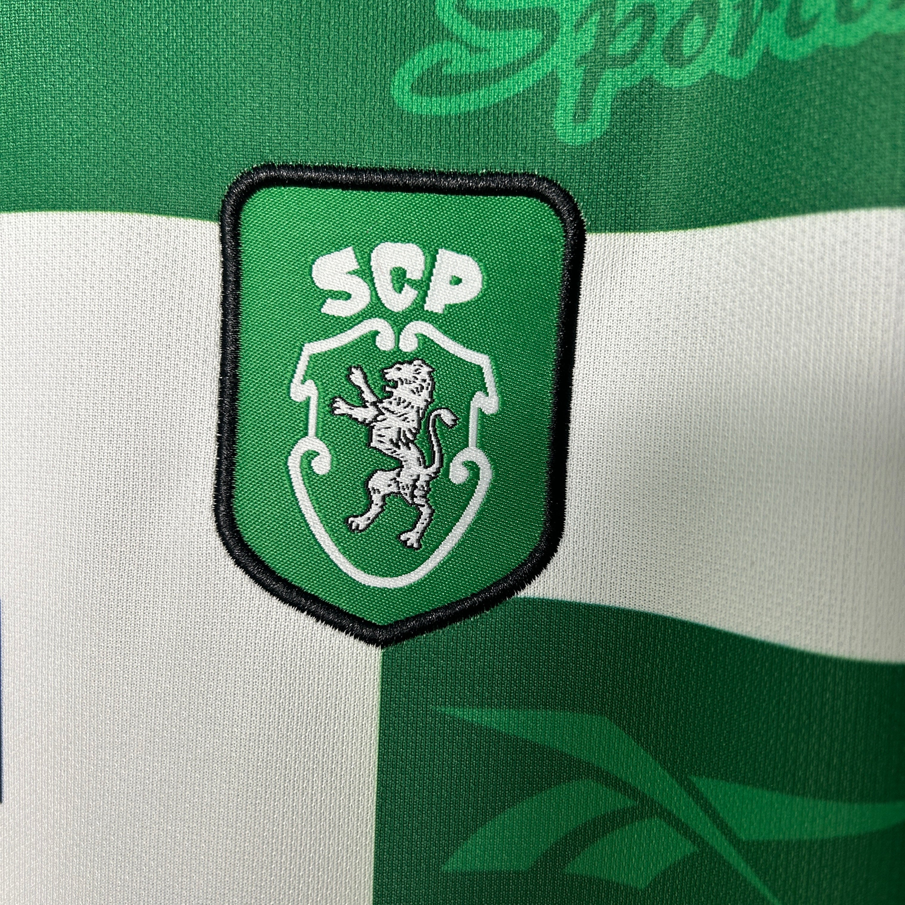 1999-00 Sporting Lisbon Home Retro S-2XL - Image 4