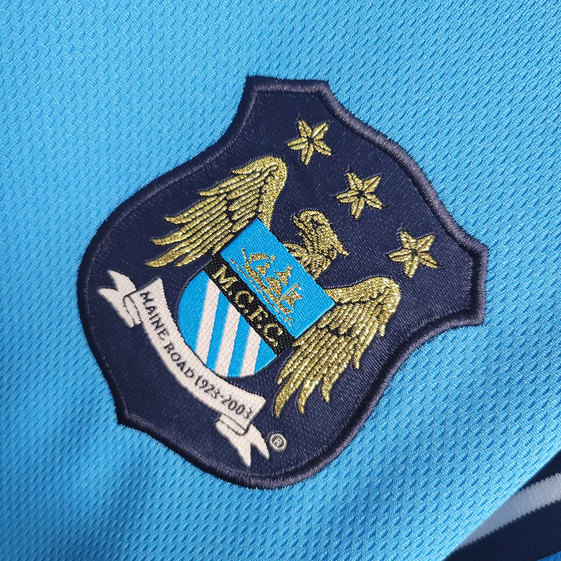 2001-02 Manchester City home Retro S-2XL - Image 4