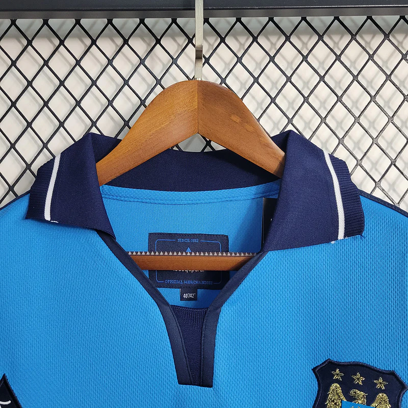 2001-02 Manchester City home Retro S-2XL - Image 5
