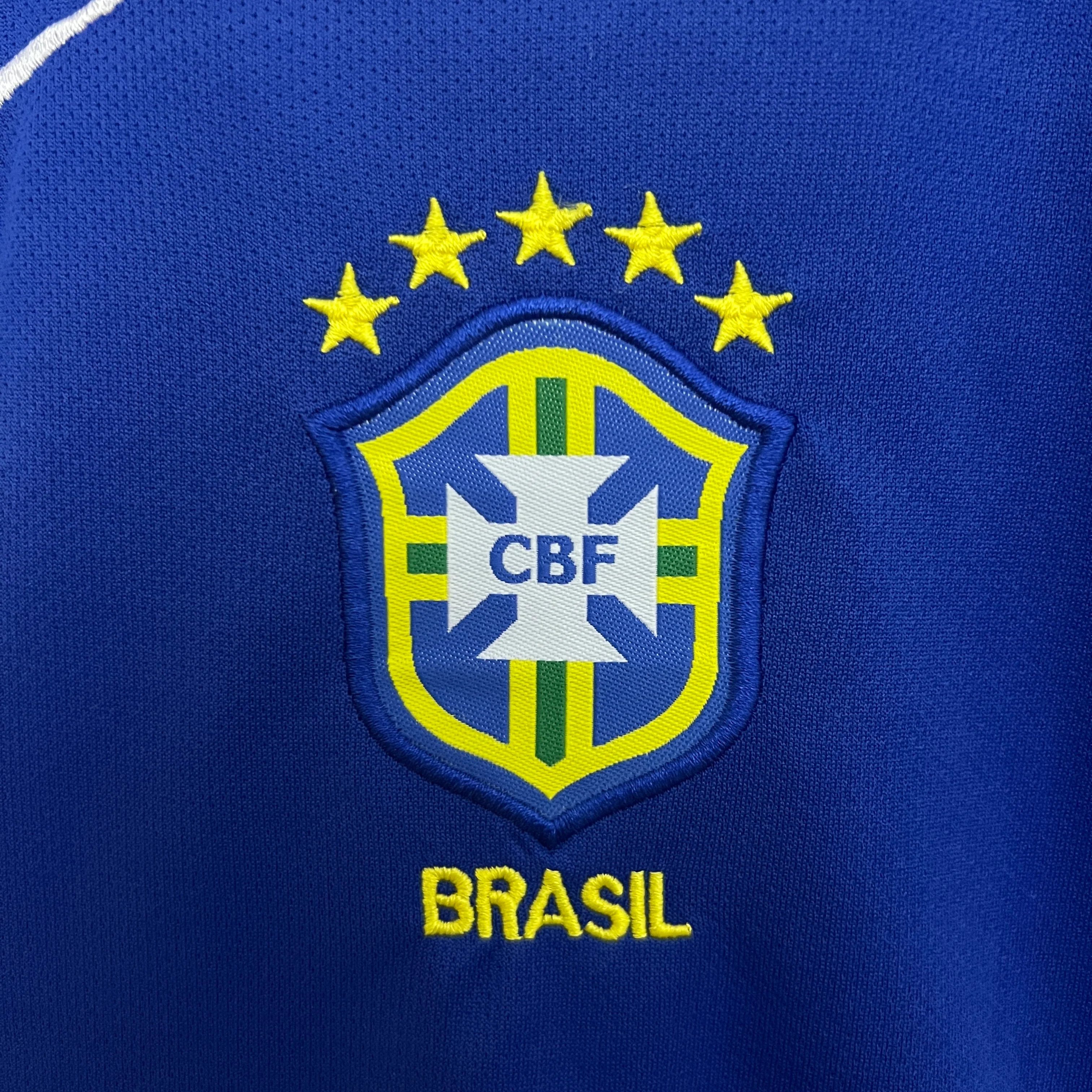 2004 Brazil Away Retro KIDS SIZE 16-28 - Image 3