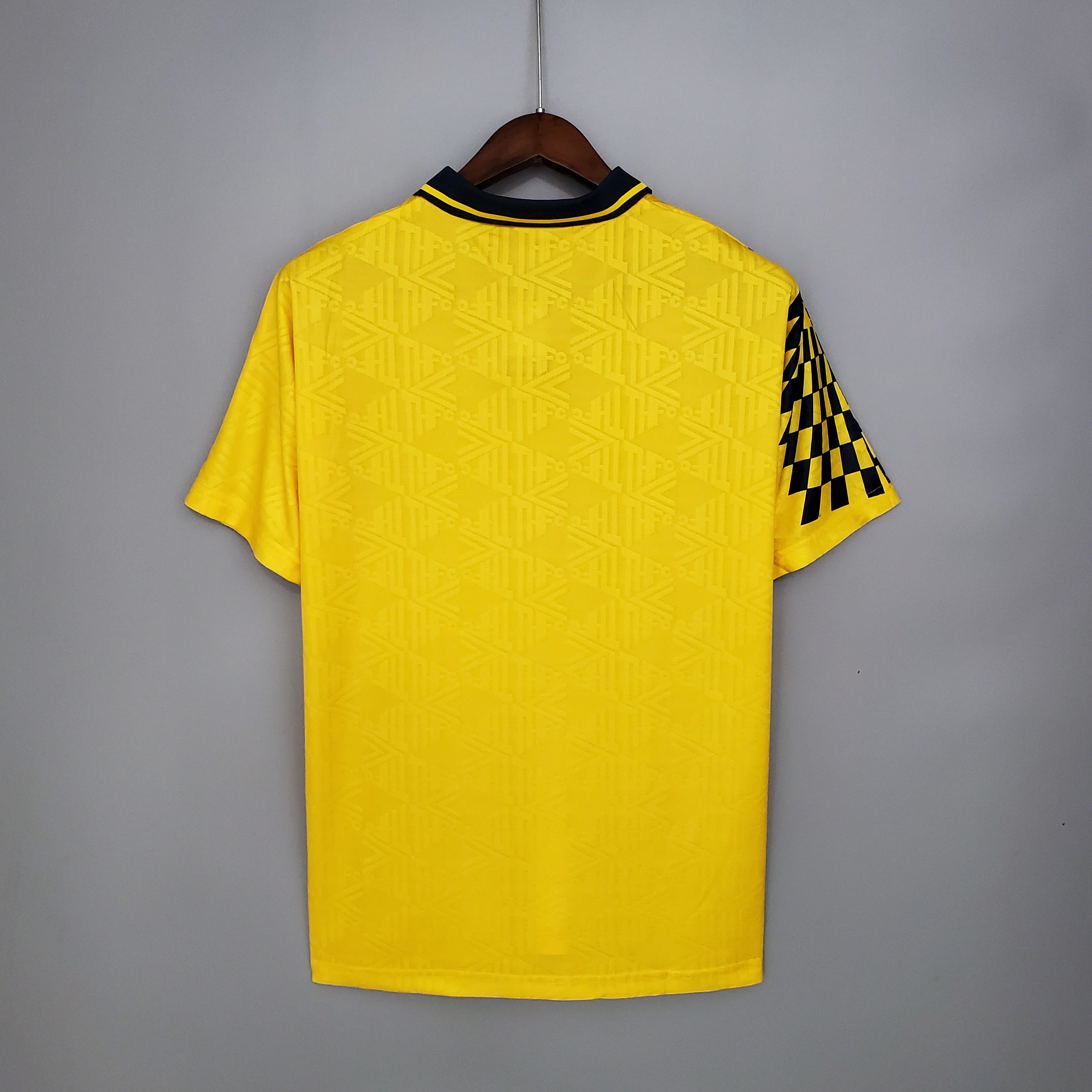 1992-94 Tottenham Away Yellow Retro S-2XL - Image 2