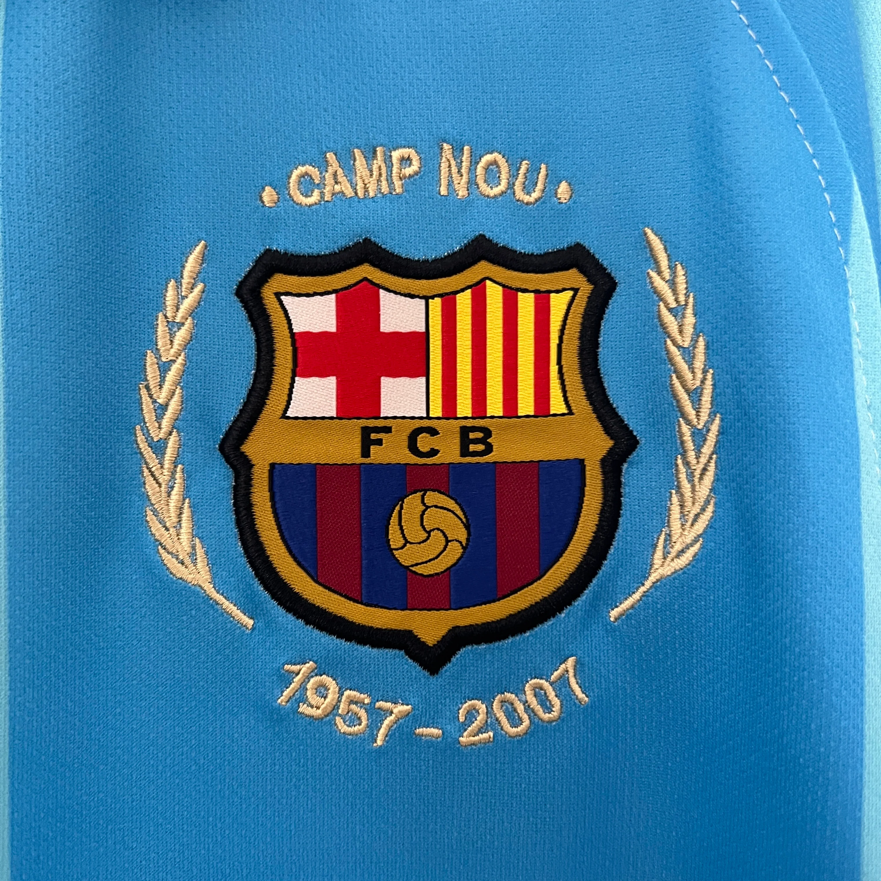 2007-08 Barcelona Away Retro S-2XL - Image 3