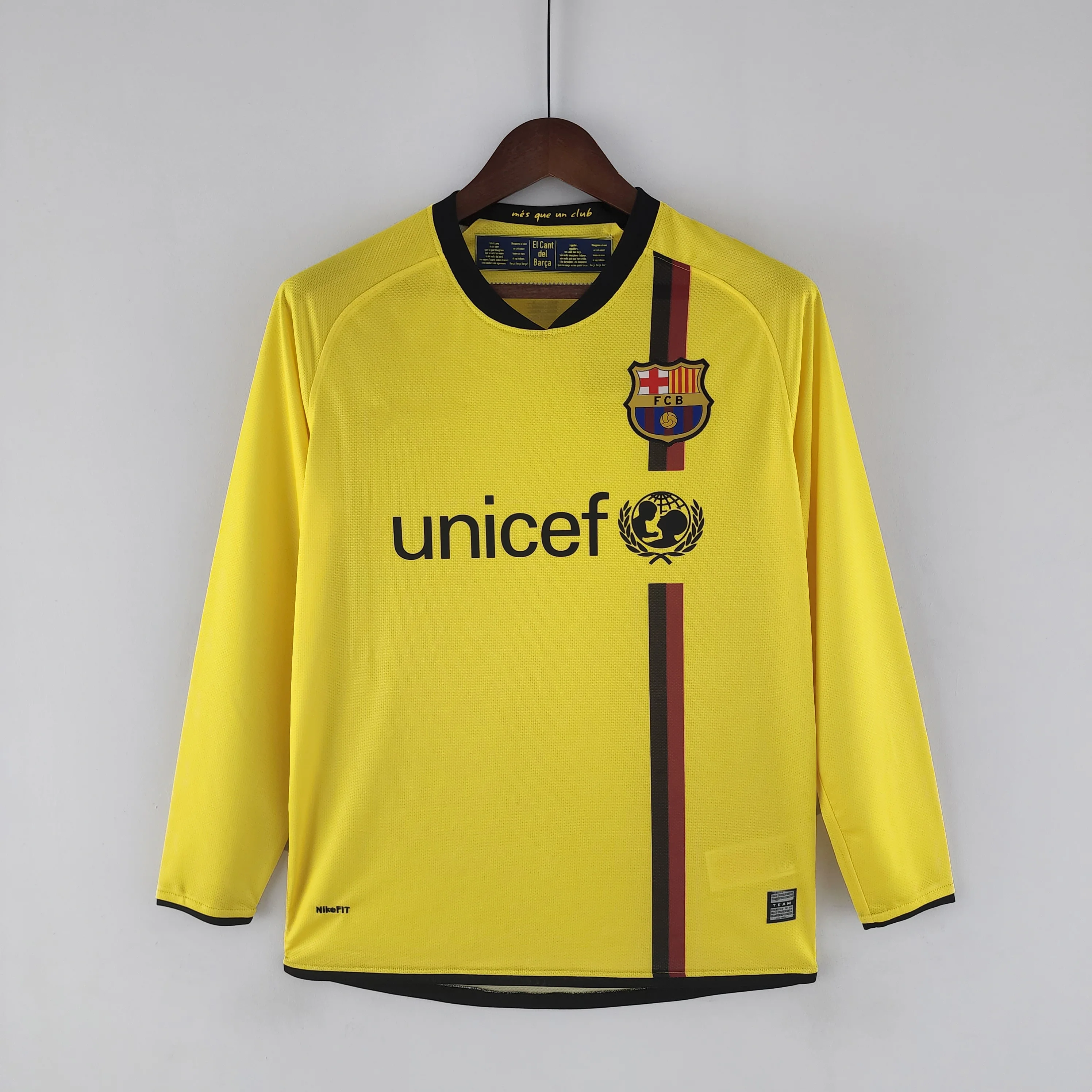 2008-09 Barcelona Away Long Sleeve S-2XL
