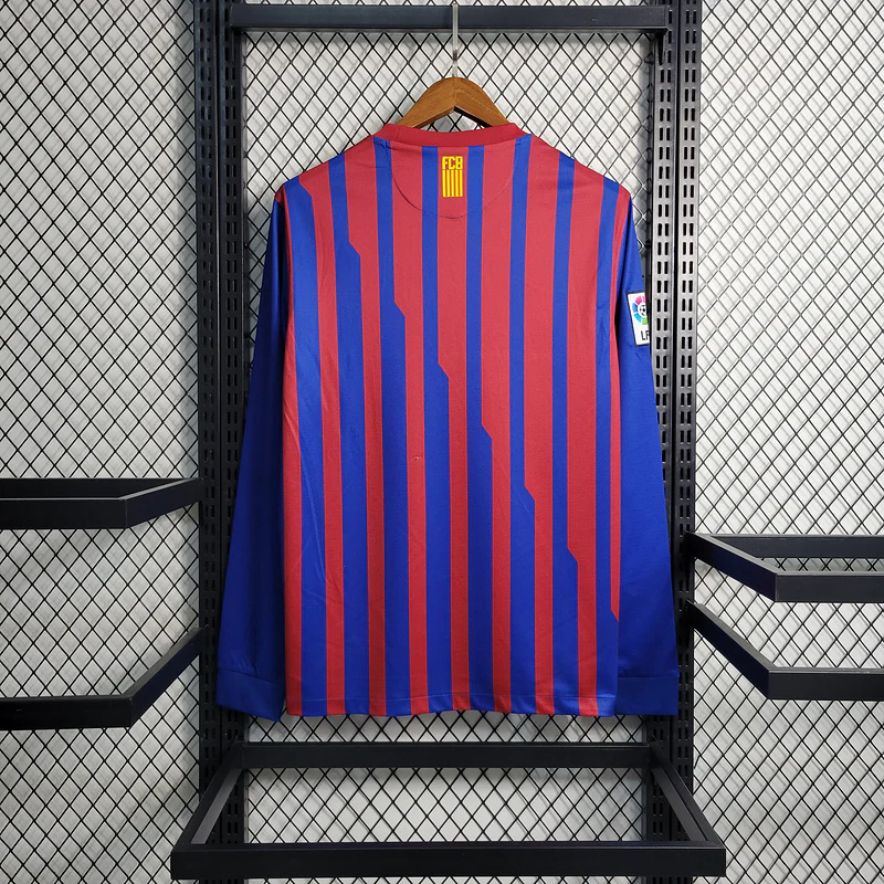 2011-12 Barcelona Home Long Sleeve S-2XL - Image 2