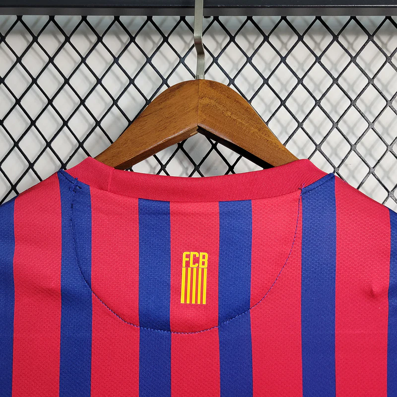 2011-12 Barcelona Home Long Sleeve S-2XL - Image 3