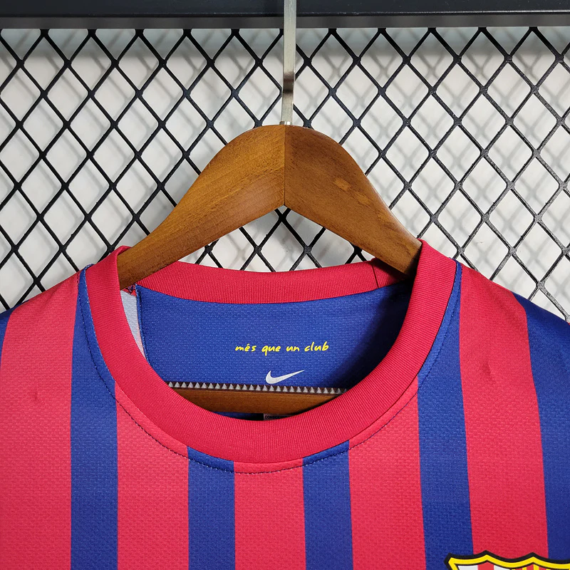 2011-12 Barcelona Home Long Sleeve S-2XL - Image 5