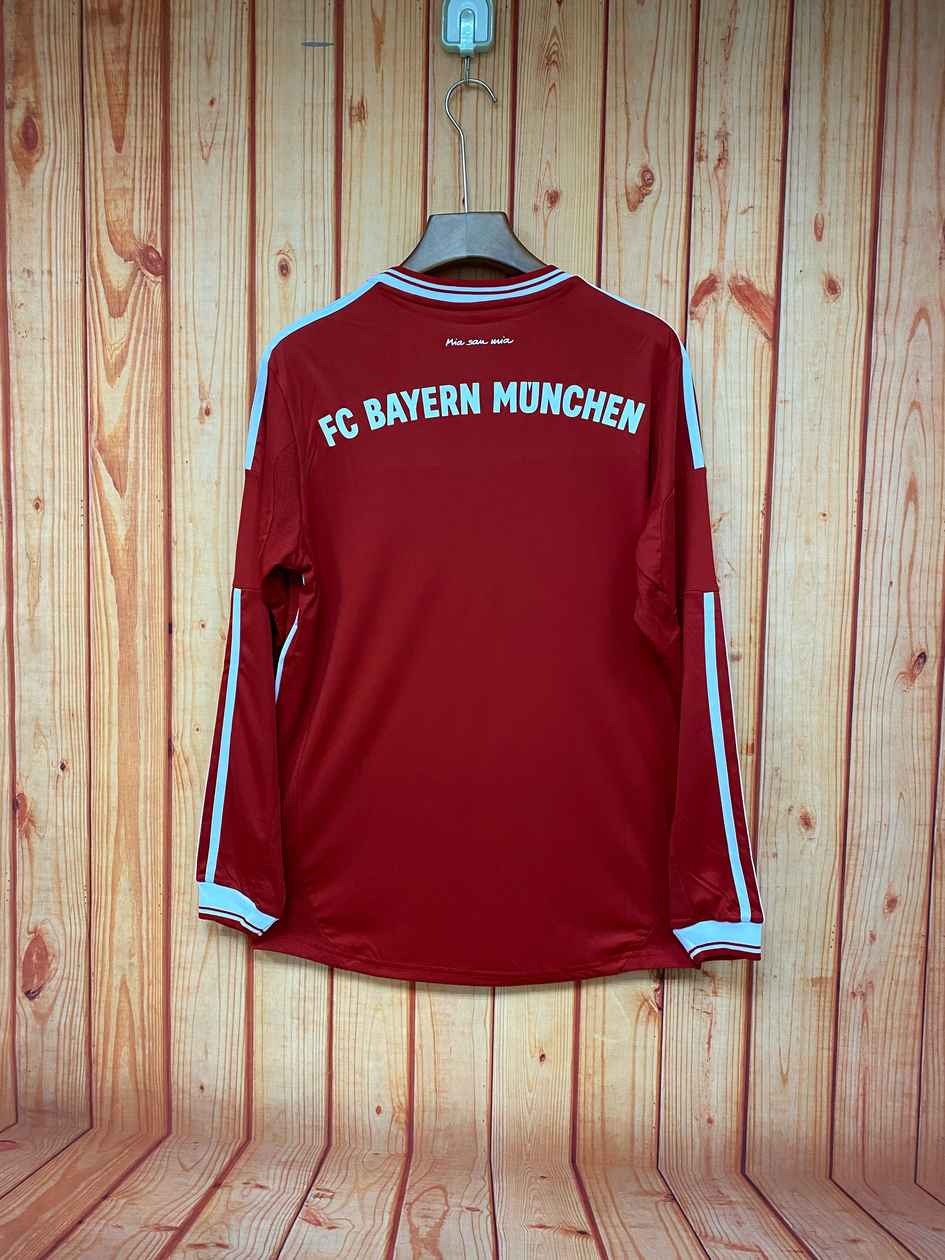 2013-14 Bayern Munich Champions League home Long Sleeve S-2XL - Image 2