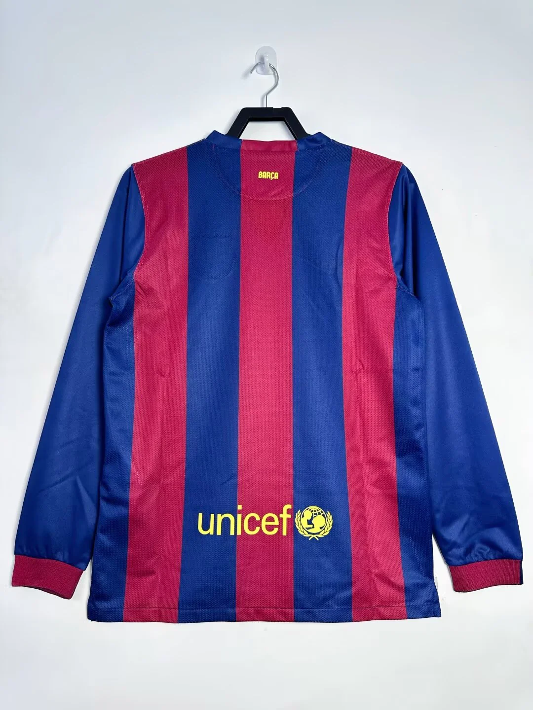 2014-15 Barcelona Home Long Sleeve S-2XL - Image 2