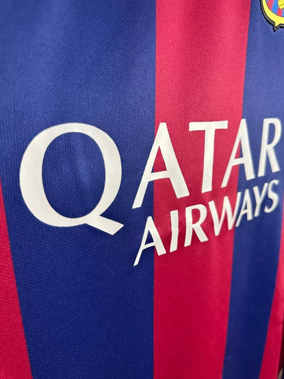 2014-15 Barcelona Home Long Sleeve S-2XL - Image 5