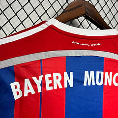 2014-15 Bayern Munich Home Retro S-XXL - Image 5