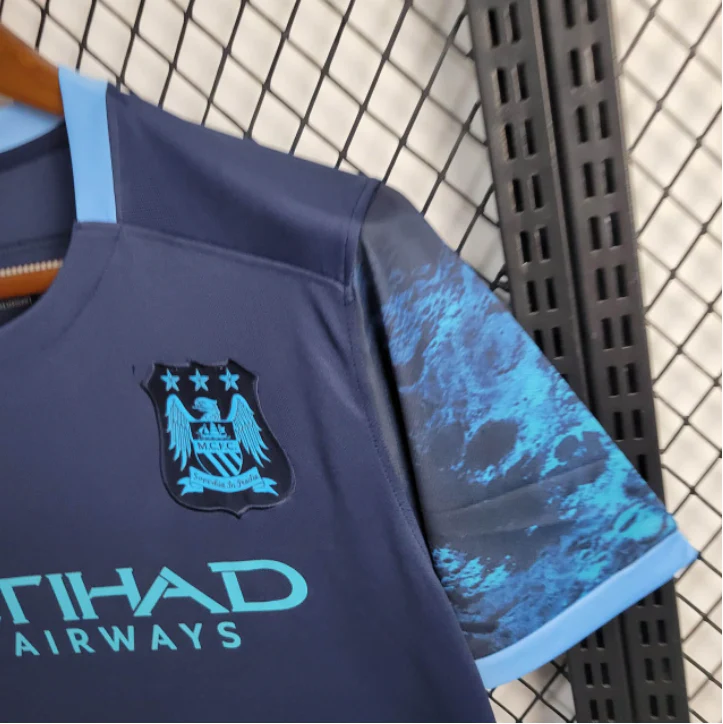 2015-16 Manchester City Away Retro S-2XL - Image 4