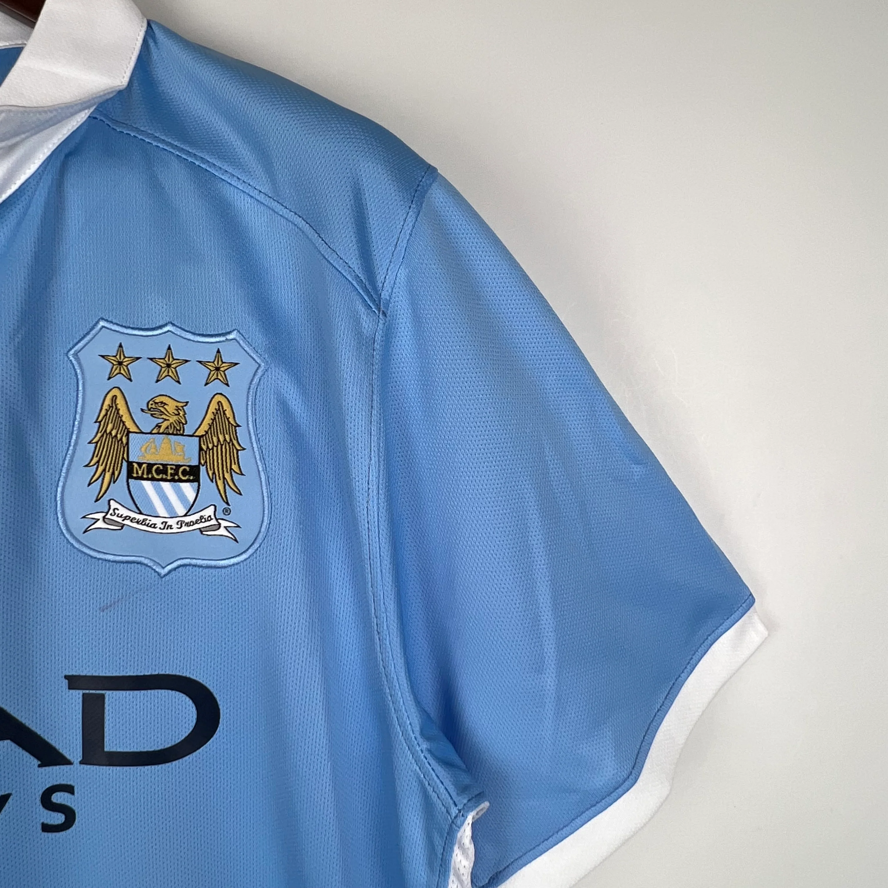 2015-2016 Manchester City home Retro S-2XL - Image 4
