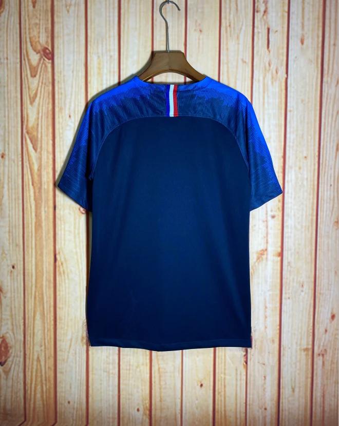 2018 France home Retro S-2XL - Image 2
