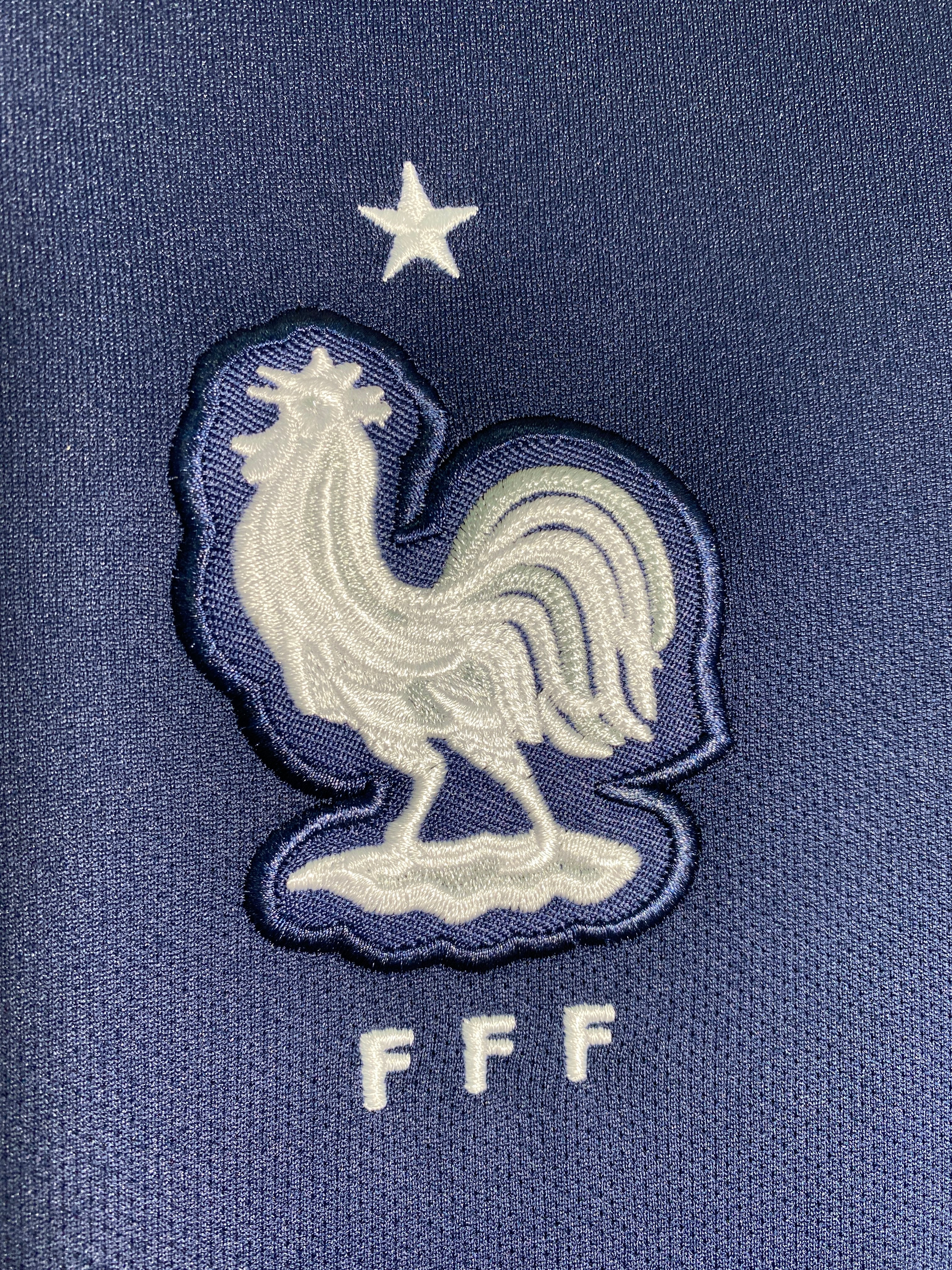 2018 France home Retro S-2XL - Image 4