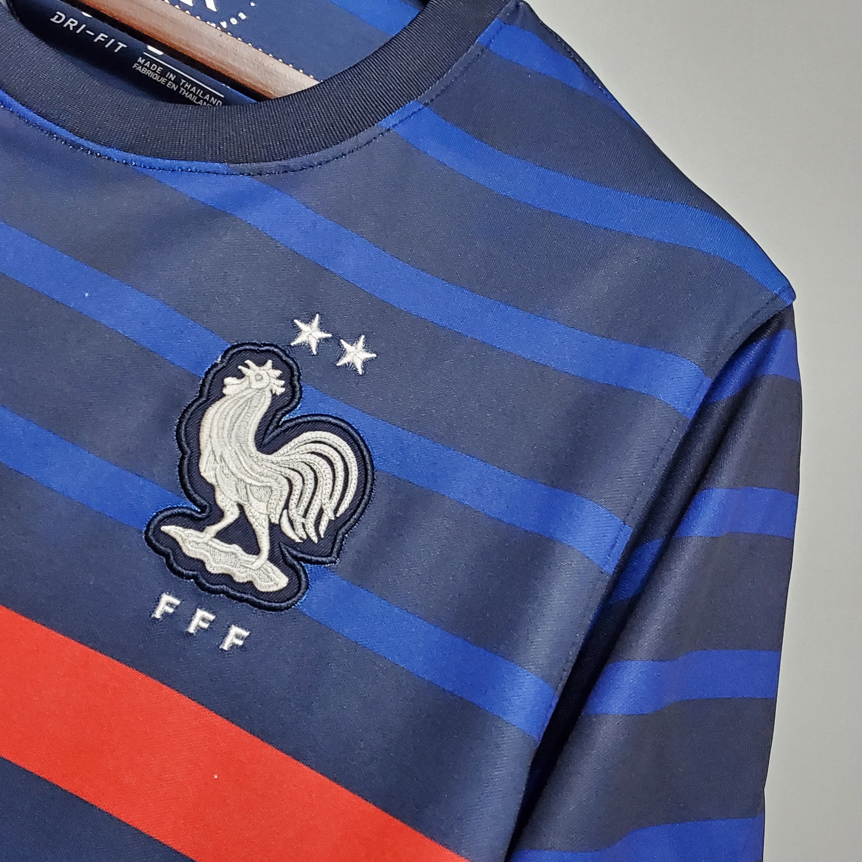 2020 France home Retro S-2XL - Image 5