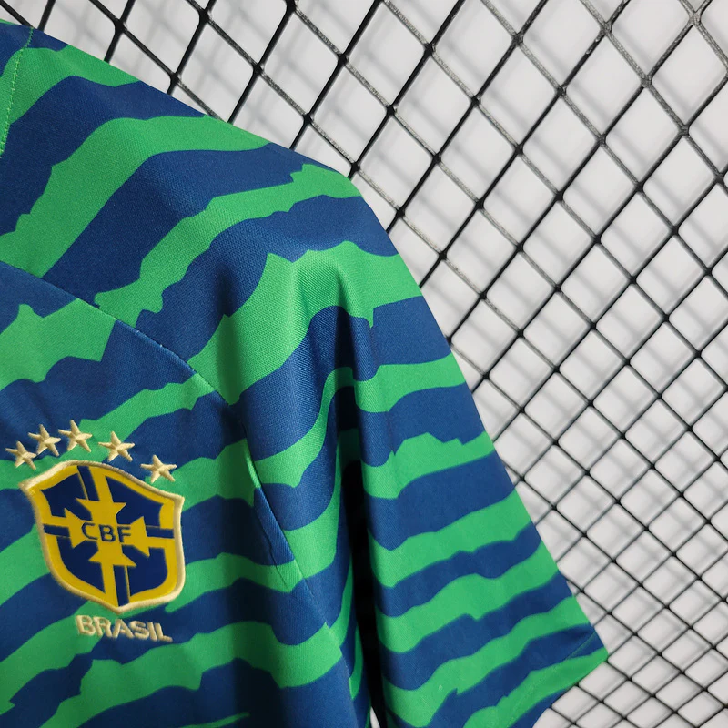 2022-23 Brazil Special Edition Green Blue S-XXL - Image 3