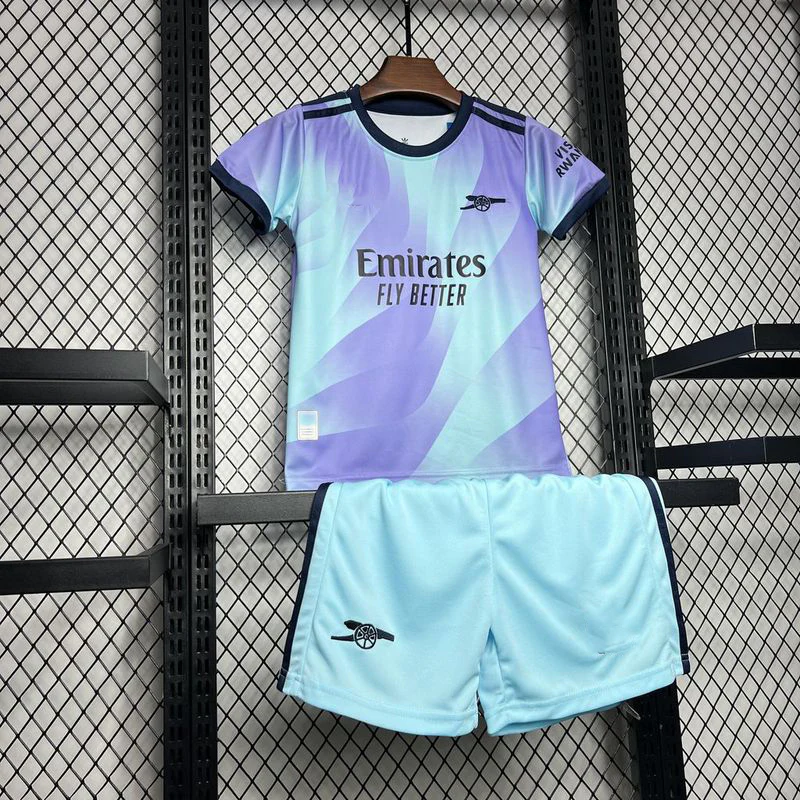 2024-25 Arsenal Third Away KIDS 16-28 - Image 2