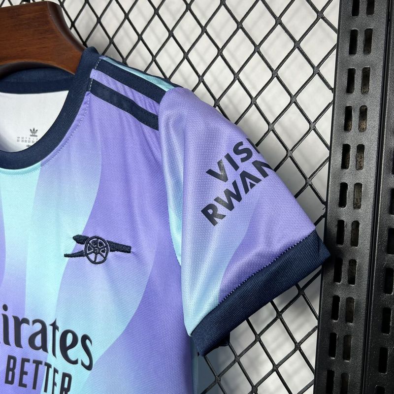 2024-25 Arsenal Third Away KIDS 16-28 - Image 4