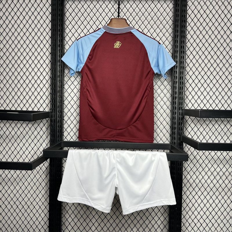 2024-25 Aston Villa Home KIDS 16-28 - Image 5