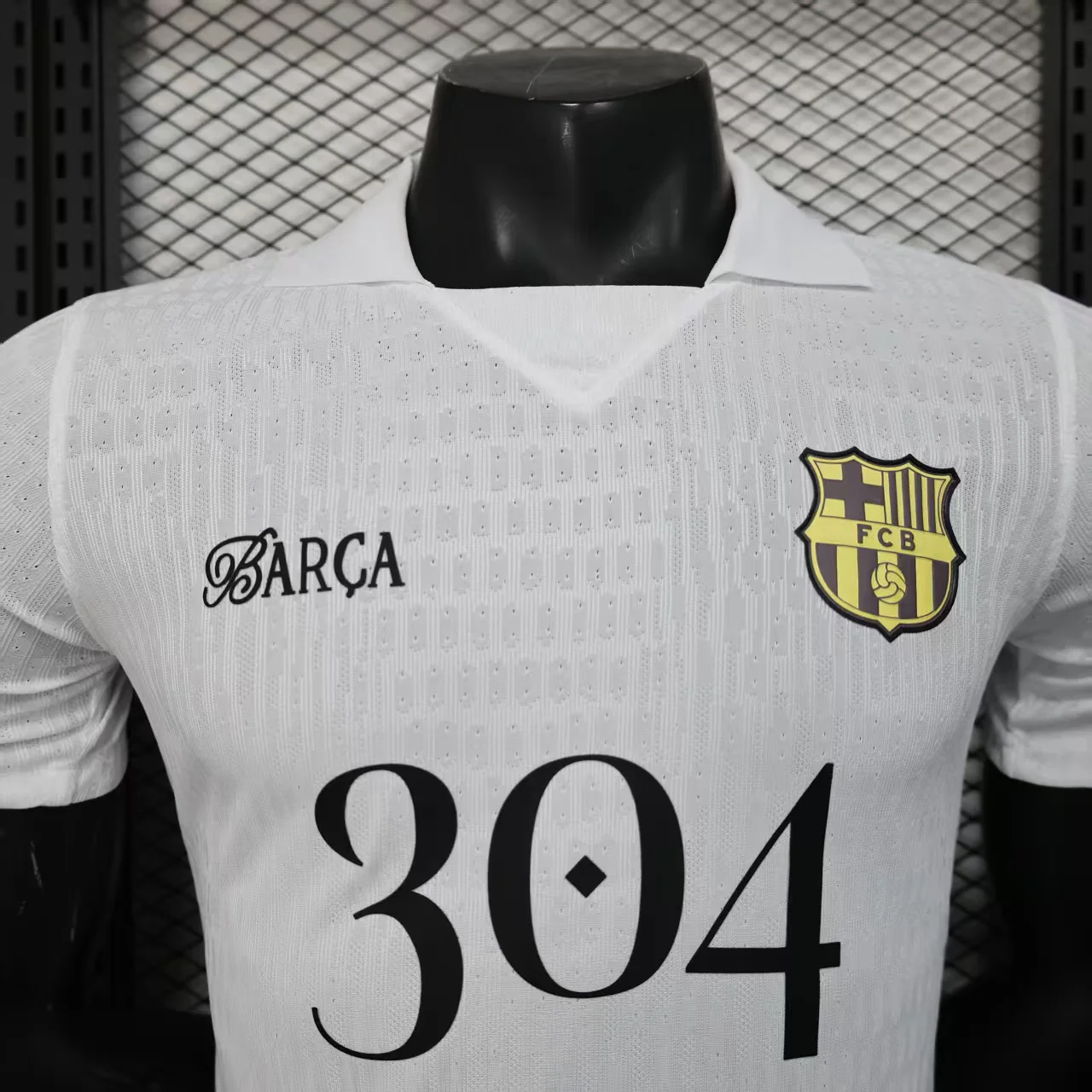 2025-26 Barcelona 304 White Special edition Player S-XXL - Image 7
