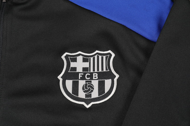 2024-25 Barcelona Black Training Suit Kids Size 10-18 - Image 4