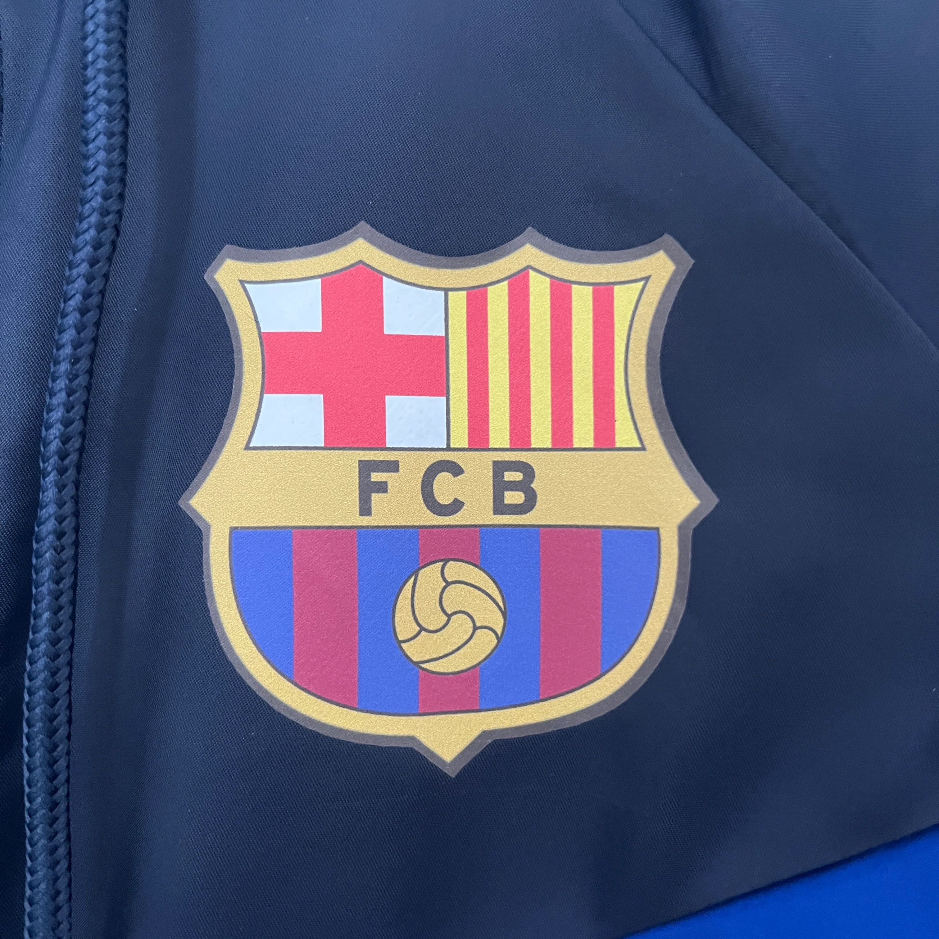 2024-25 Barcelona Windbreaker Black S-XXL - Image 4