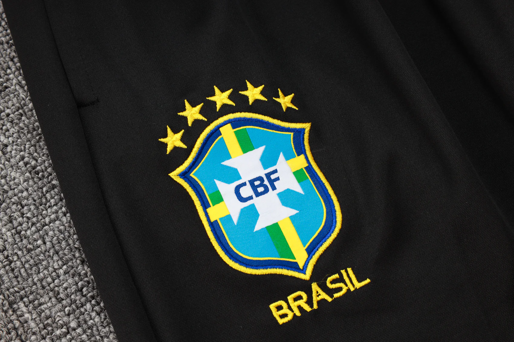 2024-25 Brazilian Black Training Suit S-2XL - Image 10