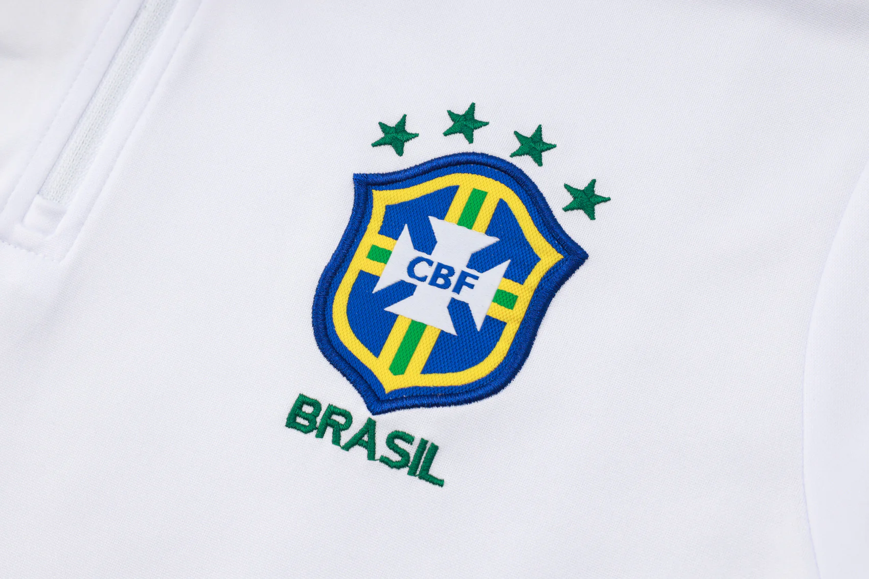 2024-25 Brazilian White Training Suit S-2XL - Image 5