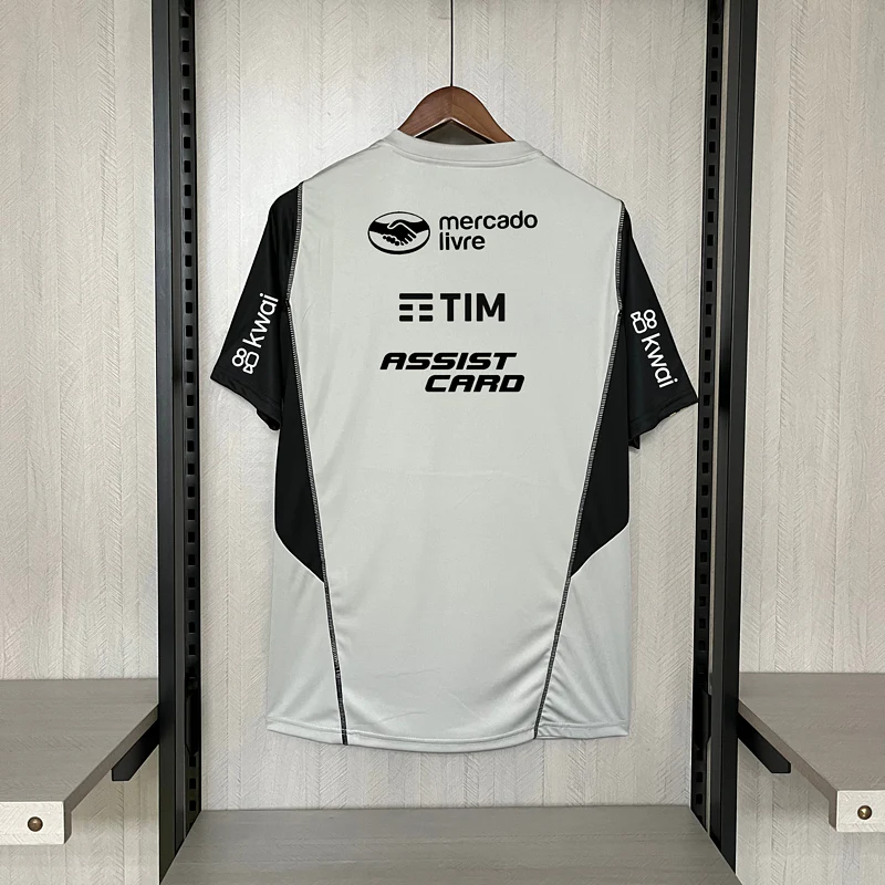 2024-25 Flamengo Gray Treino +All Sponsors S-2XL - Image 2