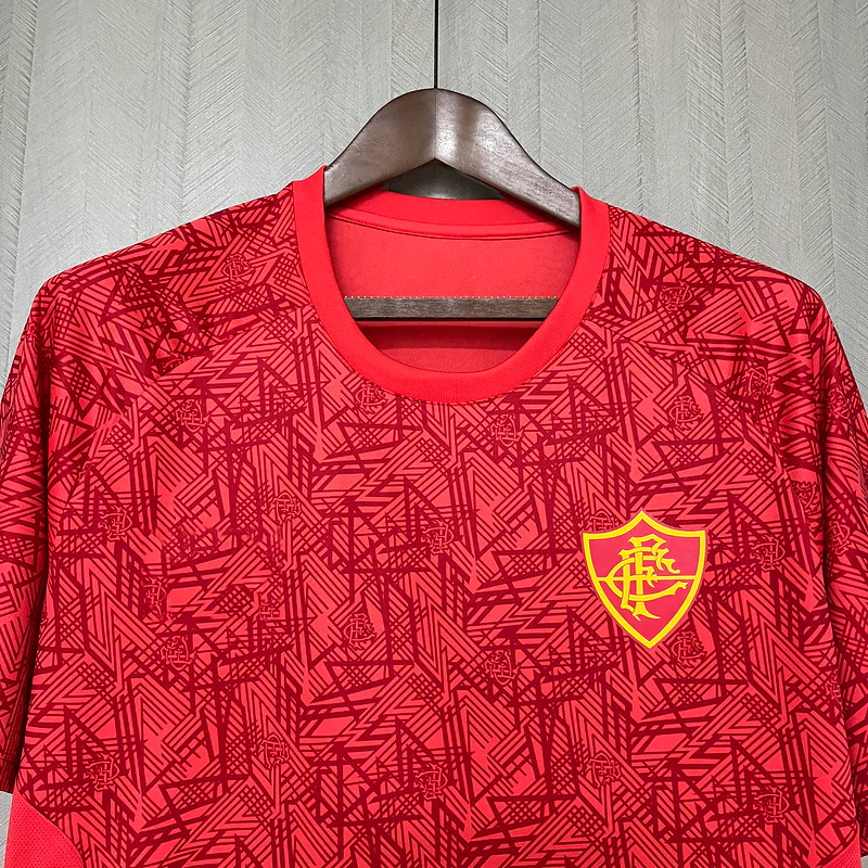 2024-25 Fluminense Training Jakcet Red S-4XL - Image 3