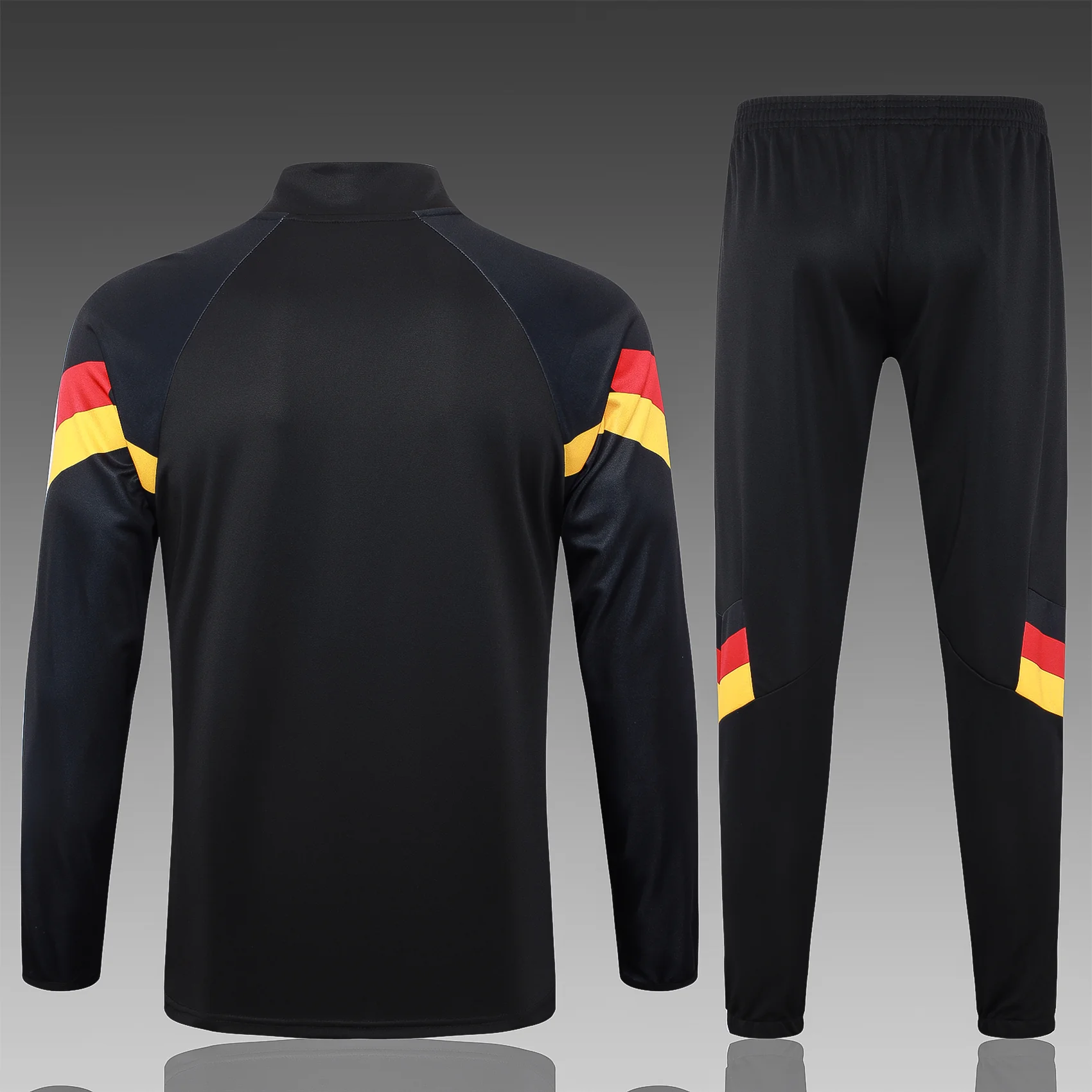 2024-25 German Black (sleeves red, yellow) training suit S-2XL - Image 2