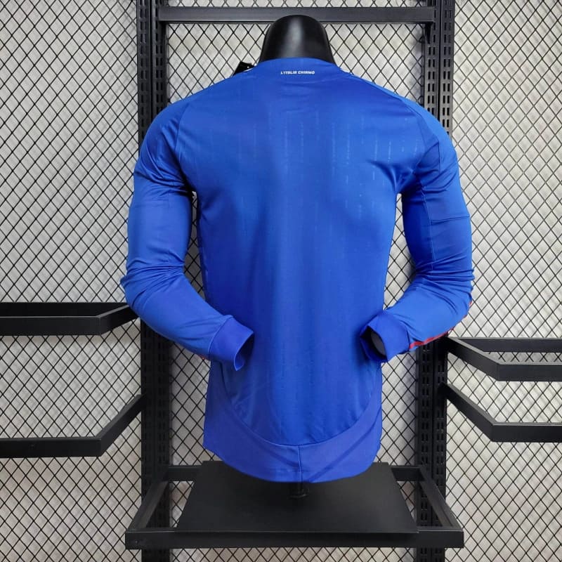 2024-25 Italy Home Long Sleeve S-XXL - Image 2