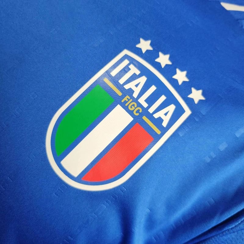 2024-25 Italy Home Long Sleeve S-XXL - Image 3