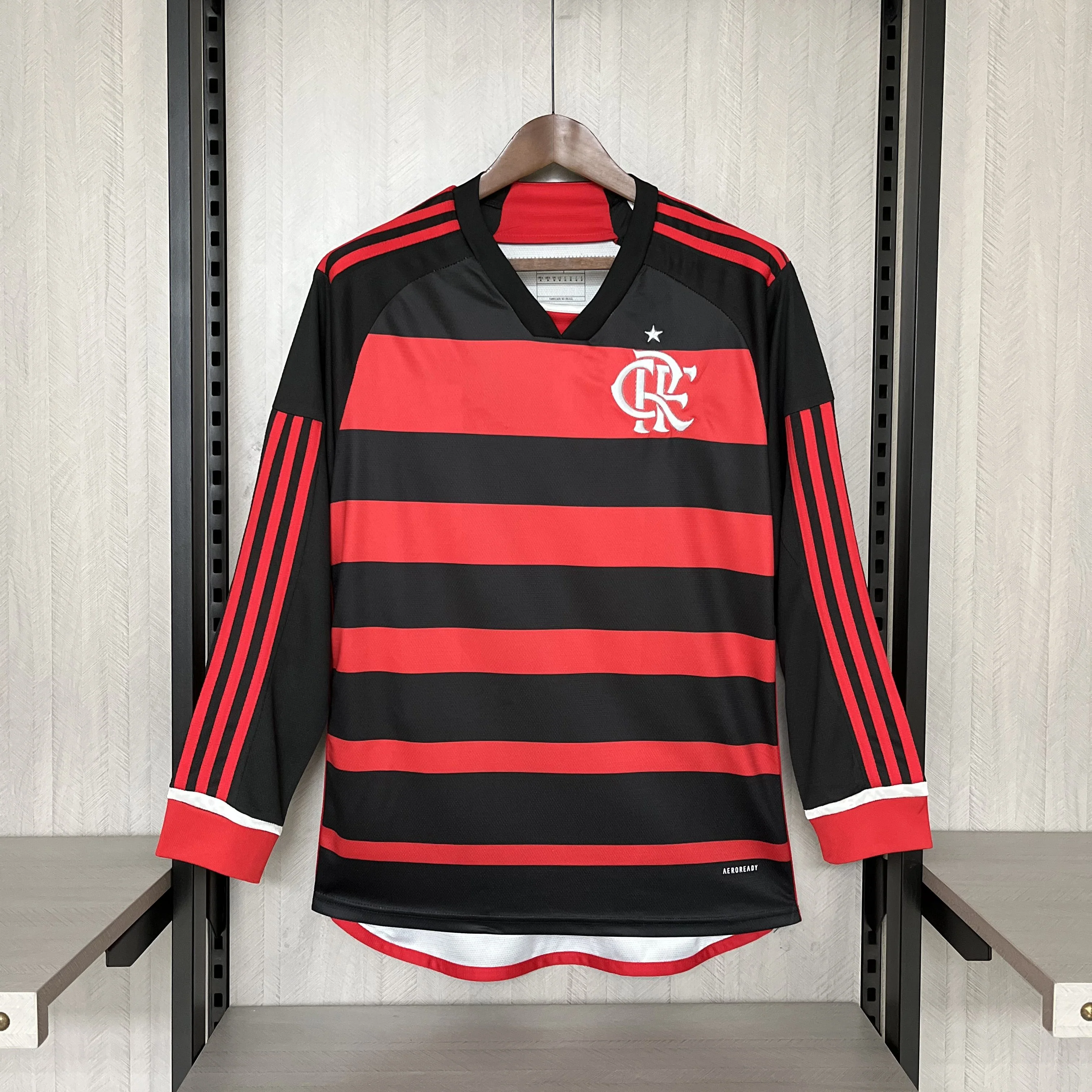 2024-25 Long Sleeve Flamengo Home S-2XL