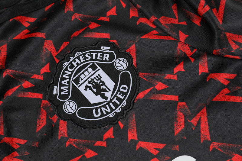 2024-25 Manchester United Red and Black Training Suit S-2XL - Image 6
