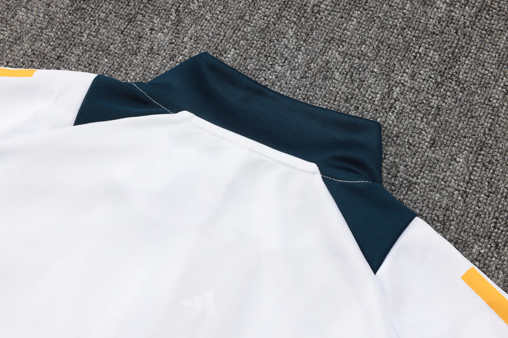 2024-25 Real Madrid White Training Suit Kit Long zipper S-2XL - Image 12