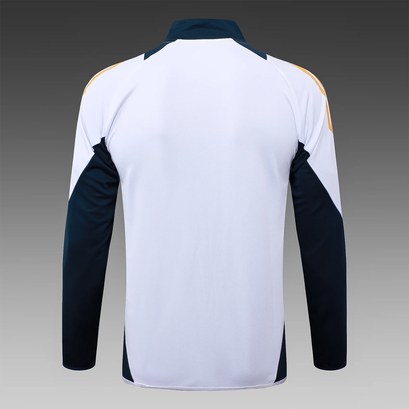 2024-25 Real Madrid White Training Suit Kit Long zipper S-2XL - Image 4