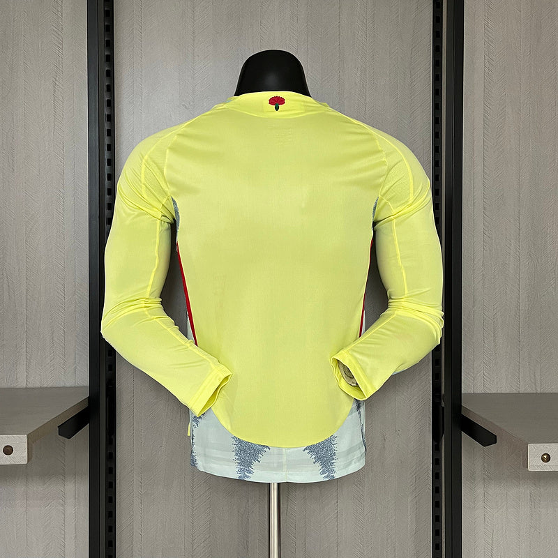 2024-25 Spain Away Player Long Sleeve S-XXL - Image 2