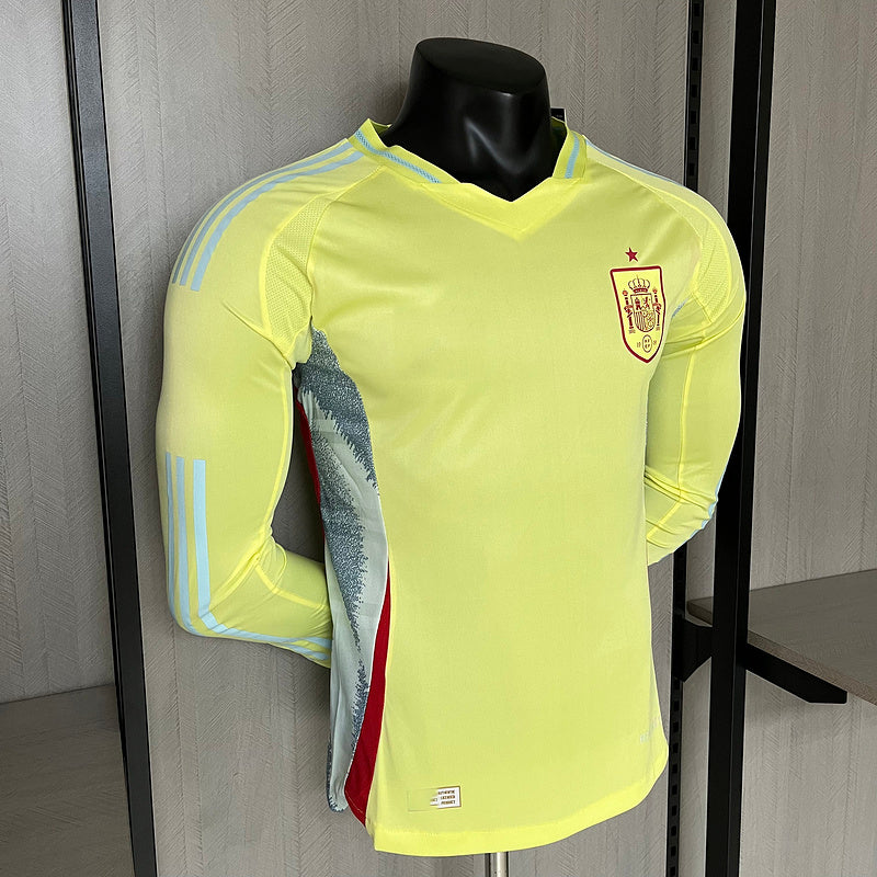 2024-25 Spain Away Player Long Sleeve S-XXL - Image 3