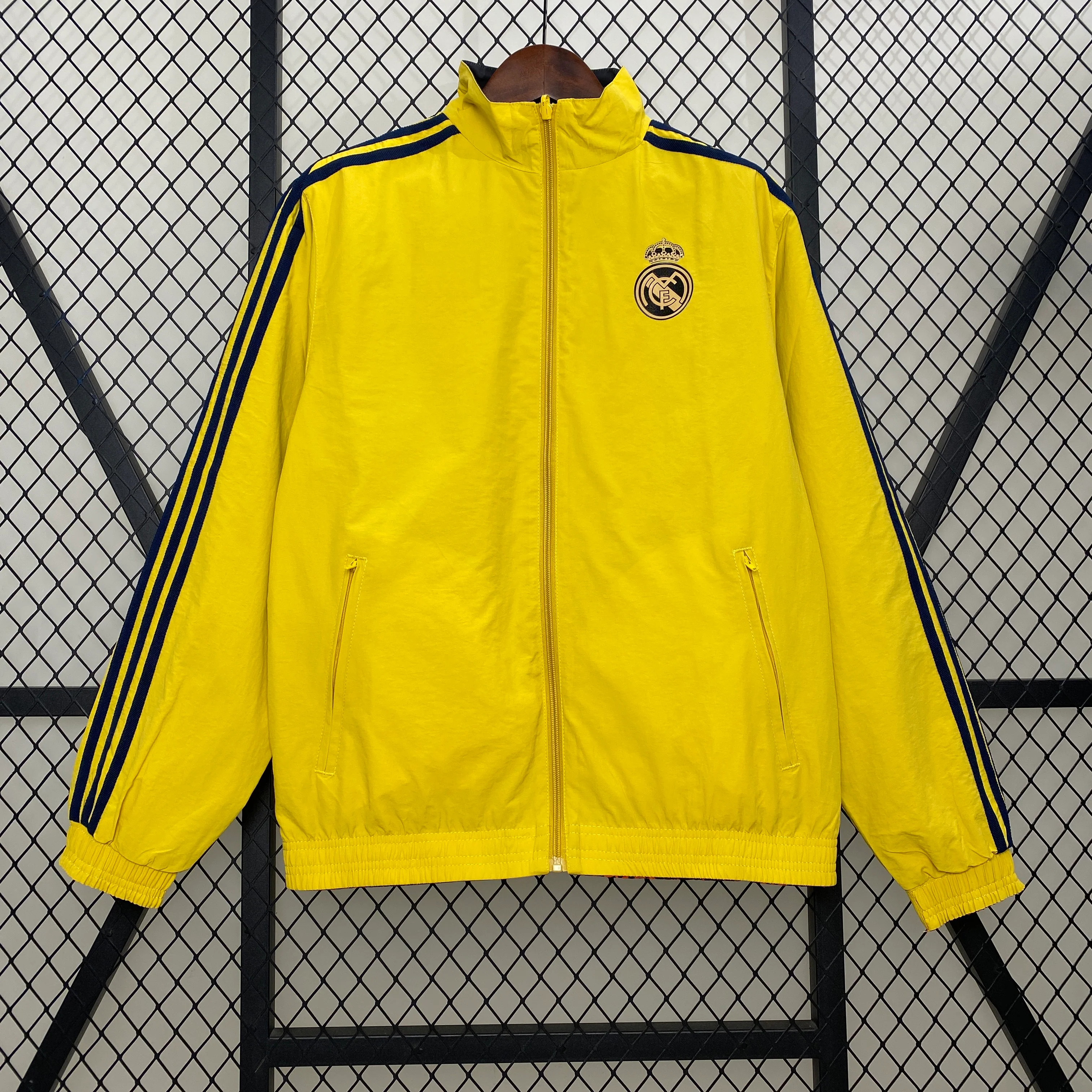 2024-25Real Madrid Yellow Windbreaker S-2XL