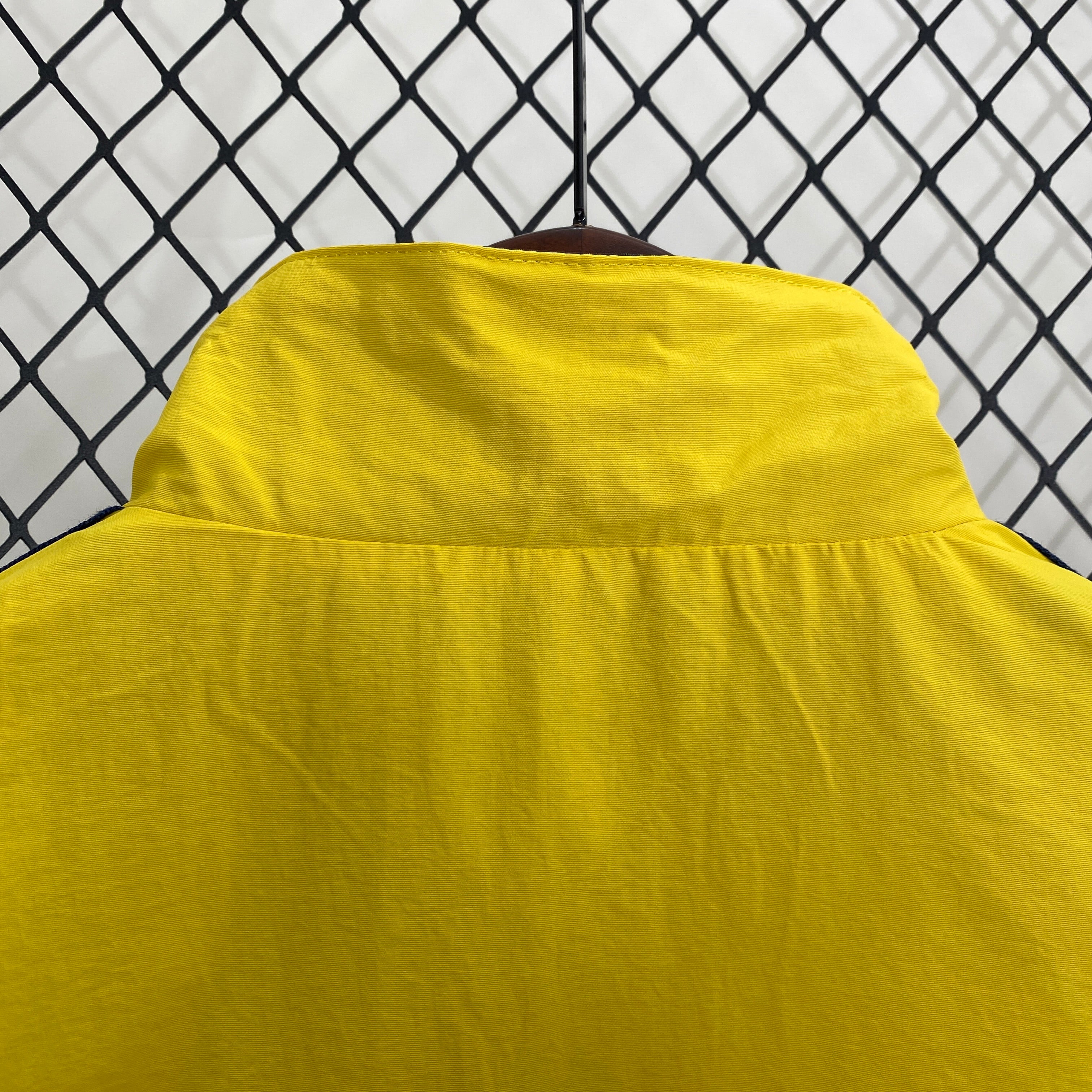 2024-25Real Madrid Yellow Windbreaker S-2XL - Image 3